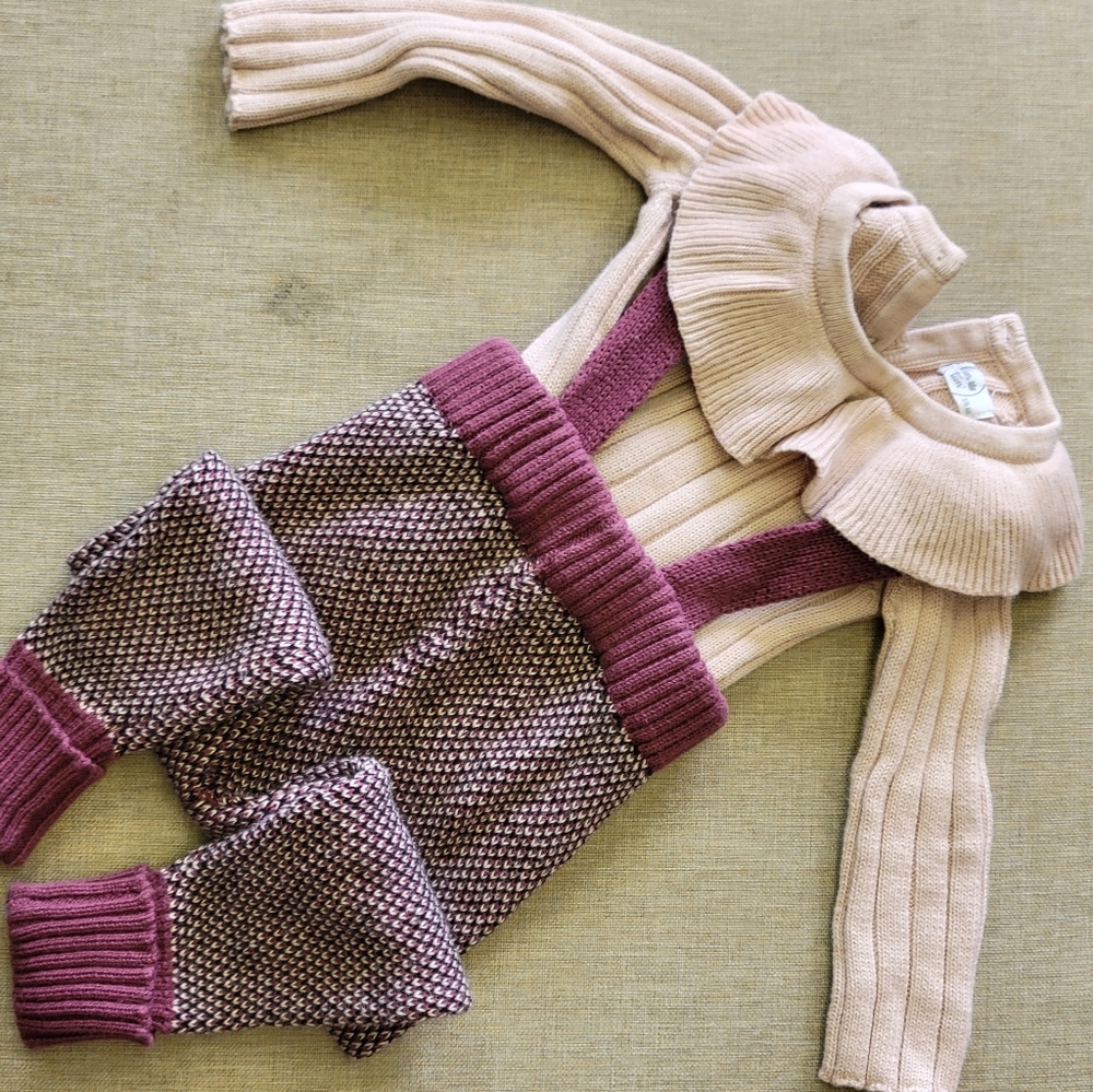 TUN TUN knitted set 3-6 mos.